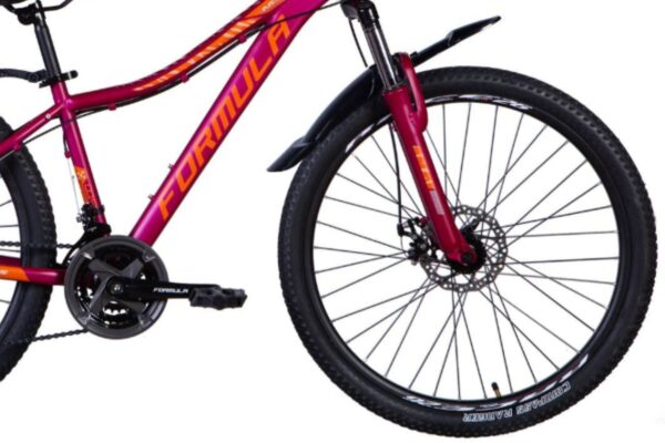 Ružová horská bicykel značky Formula