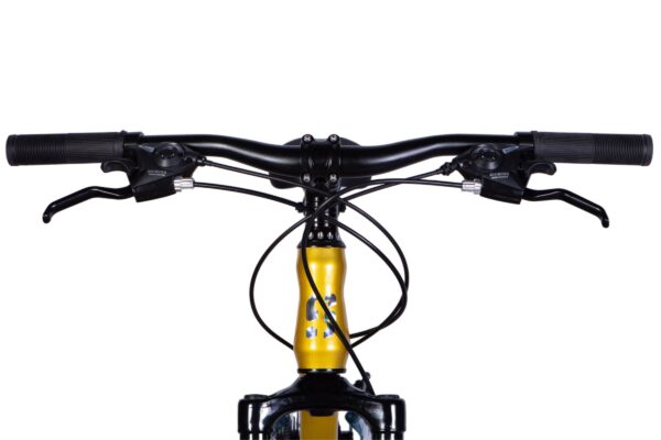 Riadidlá horského bicykla so súčasťami