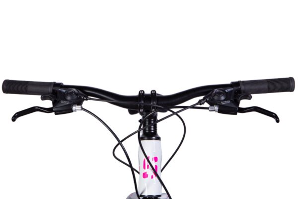 Riadítka horského bicykla s brzdami.