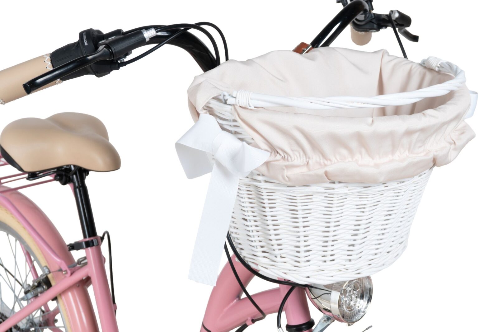detský bicykel davi amelia 24", 130–165 cm, 7 prevodov, ružová/bežová farba