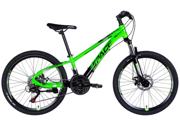 detský bicykel mercury hliník 24", 130–160 cm, 21 prevodov, zelený