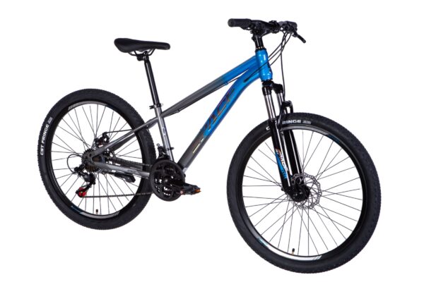 horský bicykel mars 26", 145–170 cm, 21 prevodov, modrý