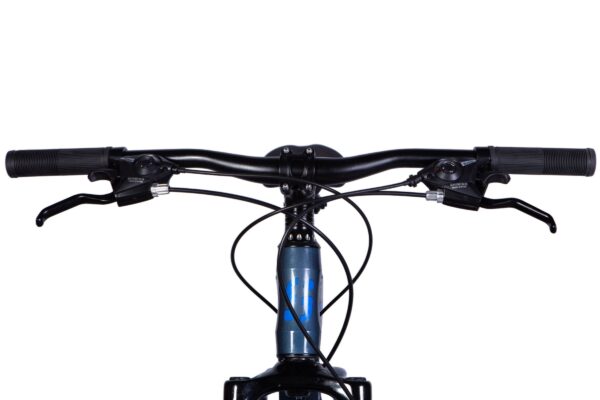 Riadidlá bicykla s brzdovými páčkami.