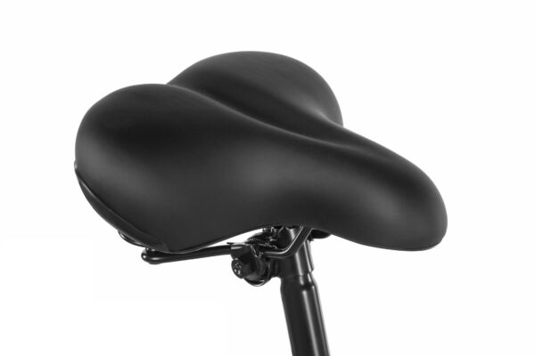 Svart cykelsadel för komfortabel cykling