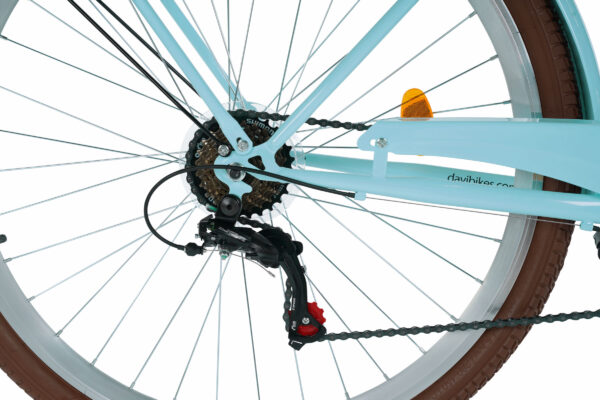 Detail na zadný prevodník bicykla