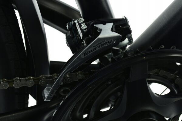 Närbild av Shimano Tourney cykelväxel