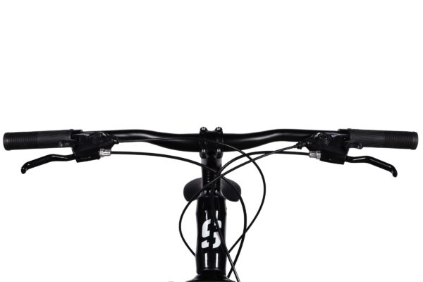 Riadidlá horského bicykla s brzdami.