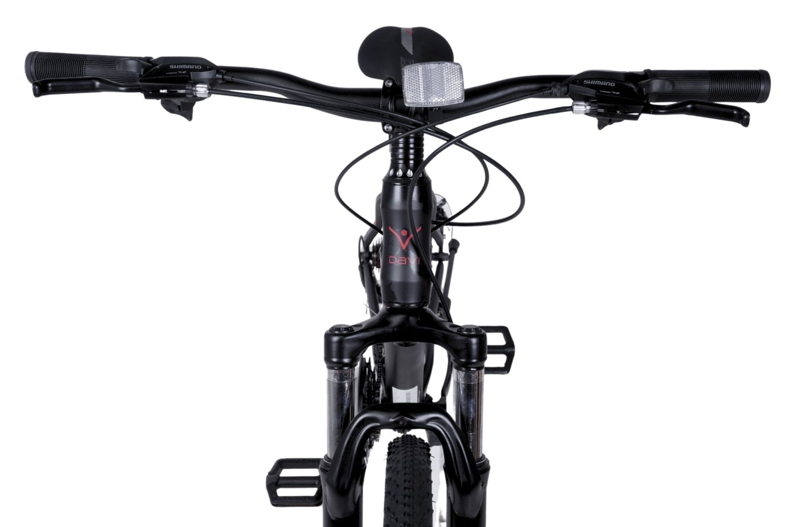 horský bicykel davi montaro hliník 27,5", 160–185 cm, 21 prevodov, Čierny/Červený