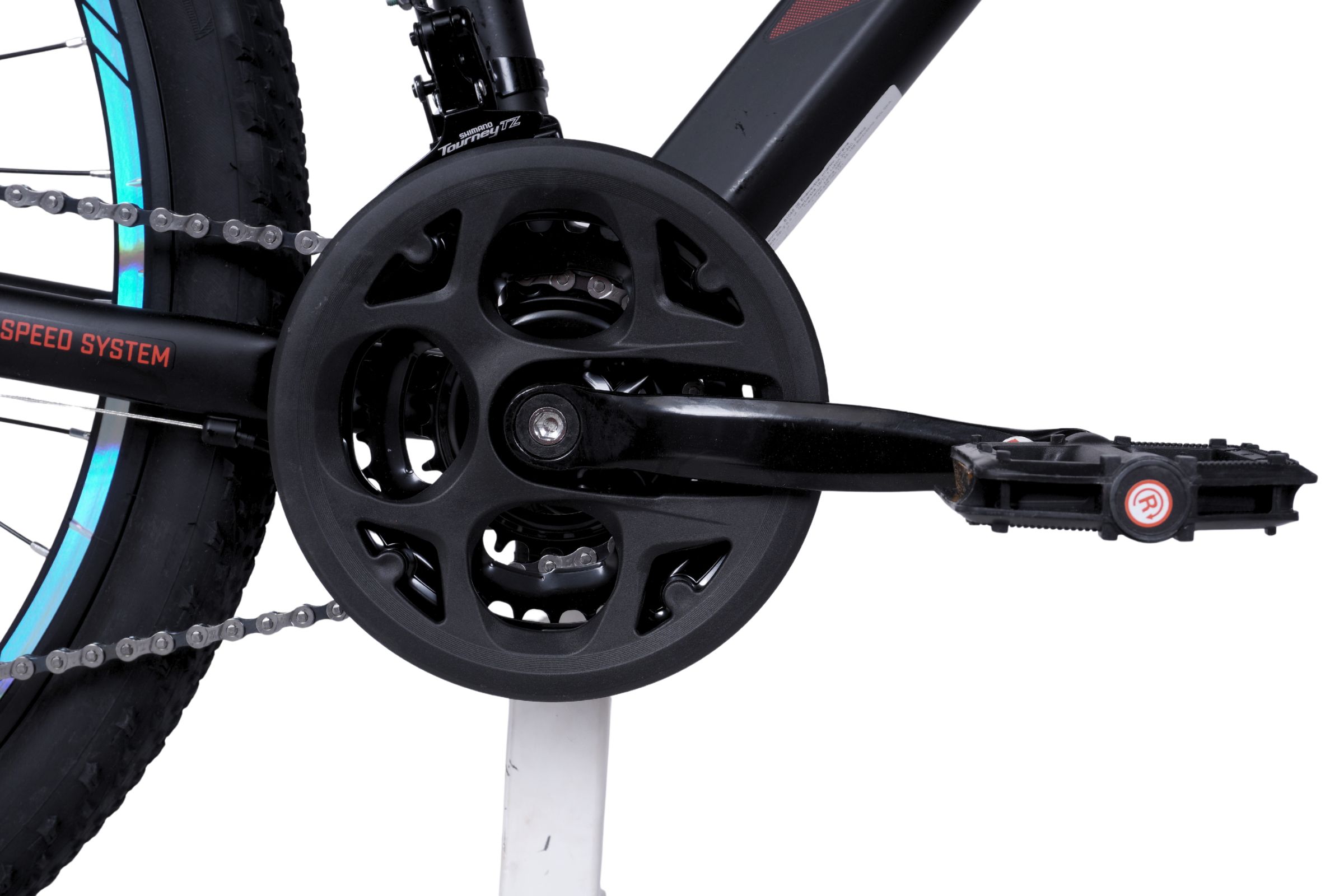 horský bicykel davi montaro hliník 27,5", 160–185 cm, 21 prevodov, Čierny/Červený