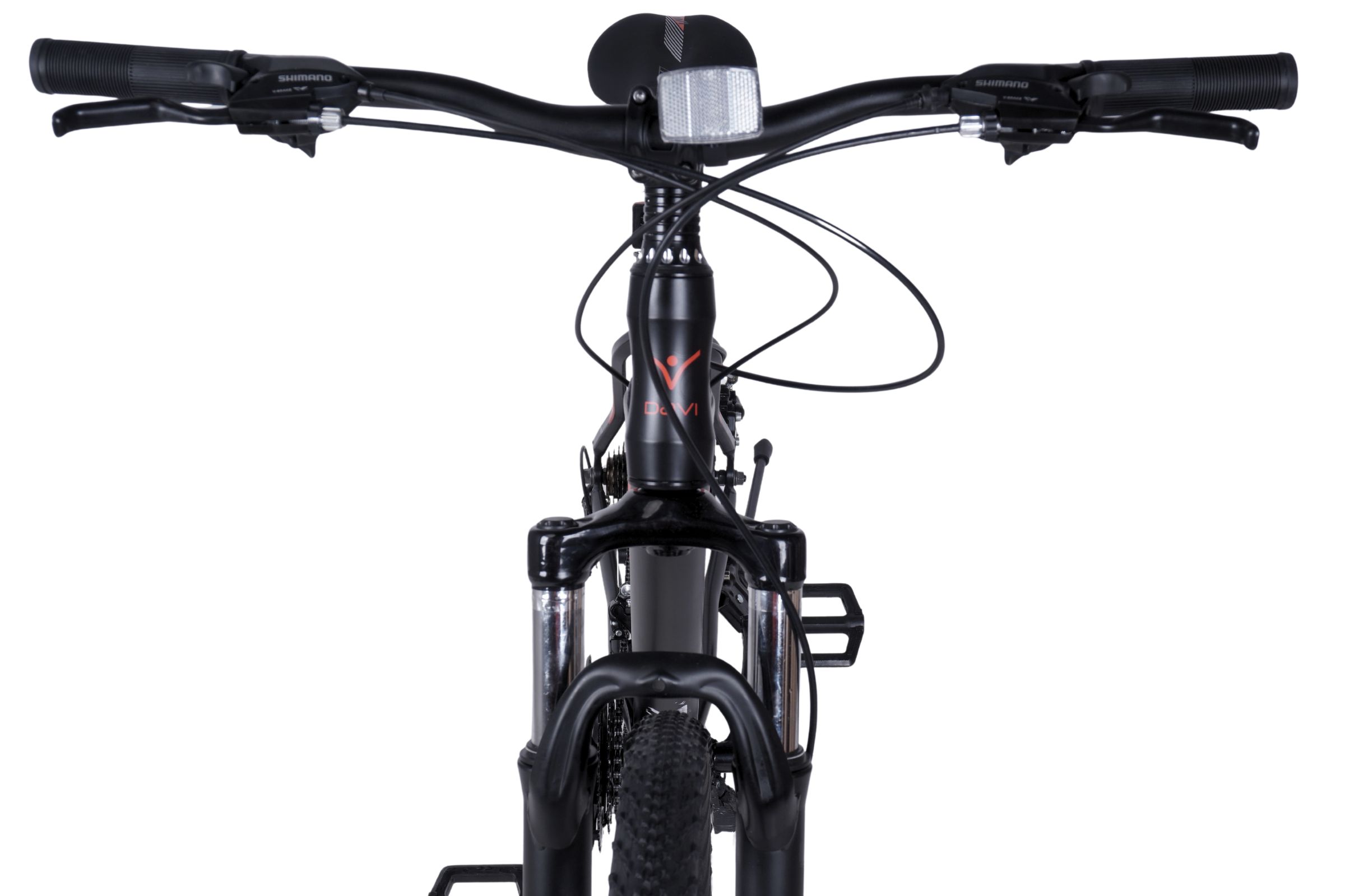 horský bicykel davi montaro hliník 29", 160–185 cm, 21 prevodov, Čierny/Červený