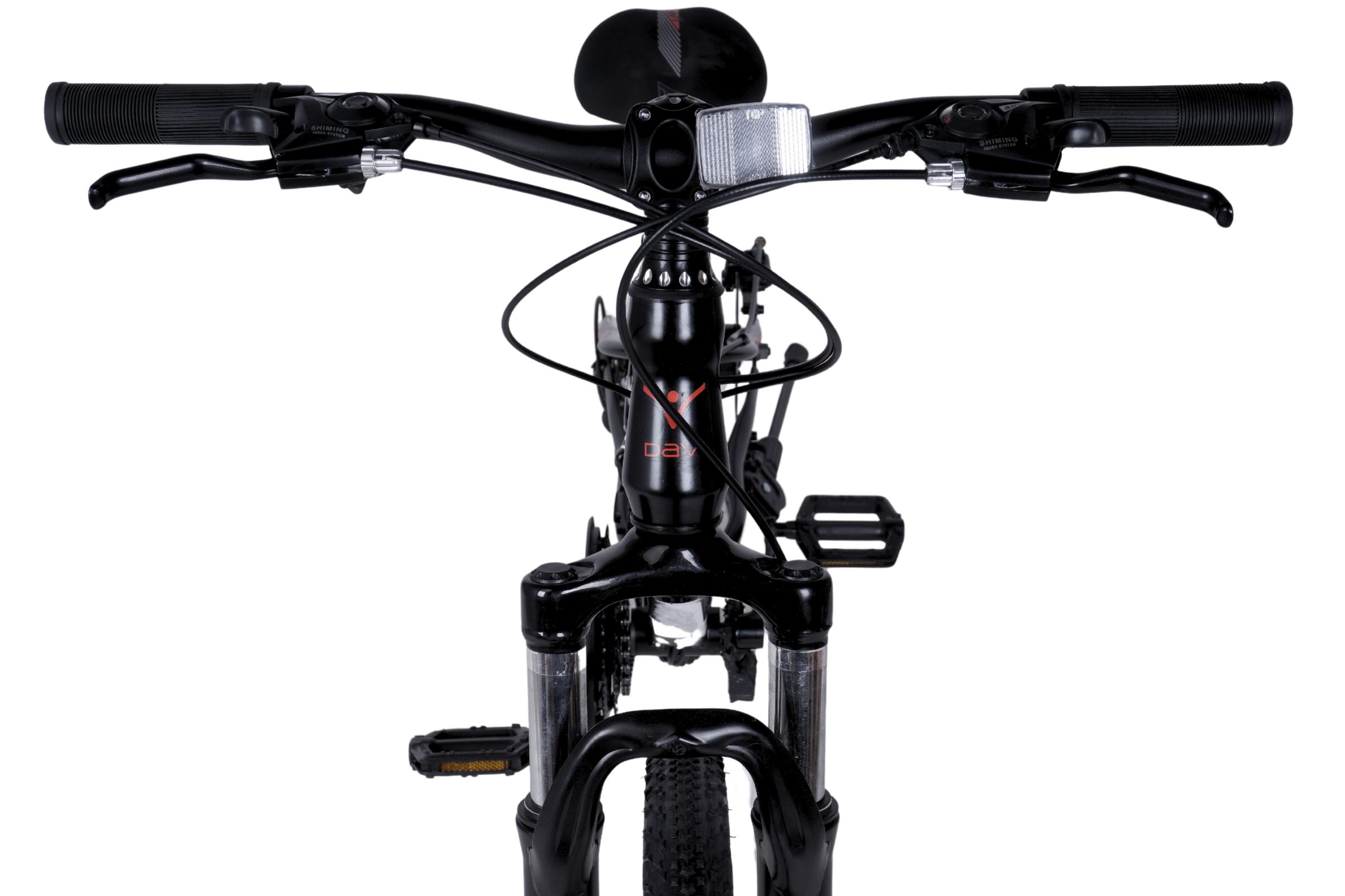 detský bicykel davi terrano 24", 130–160 cm, 21 prevodov, Čierny/Červený