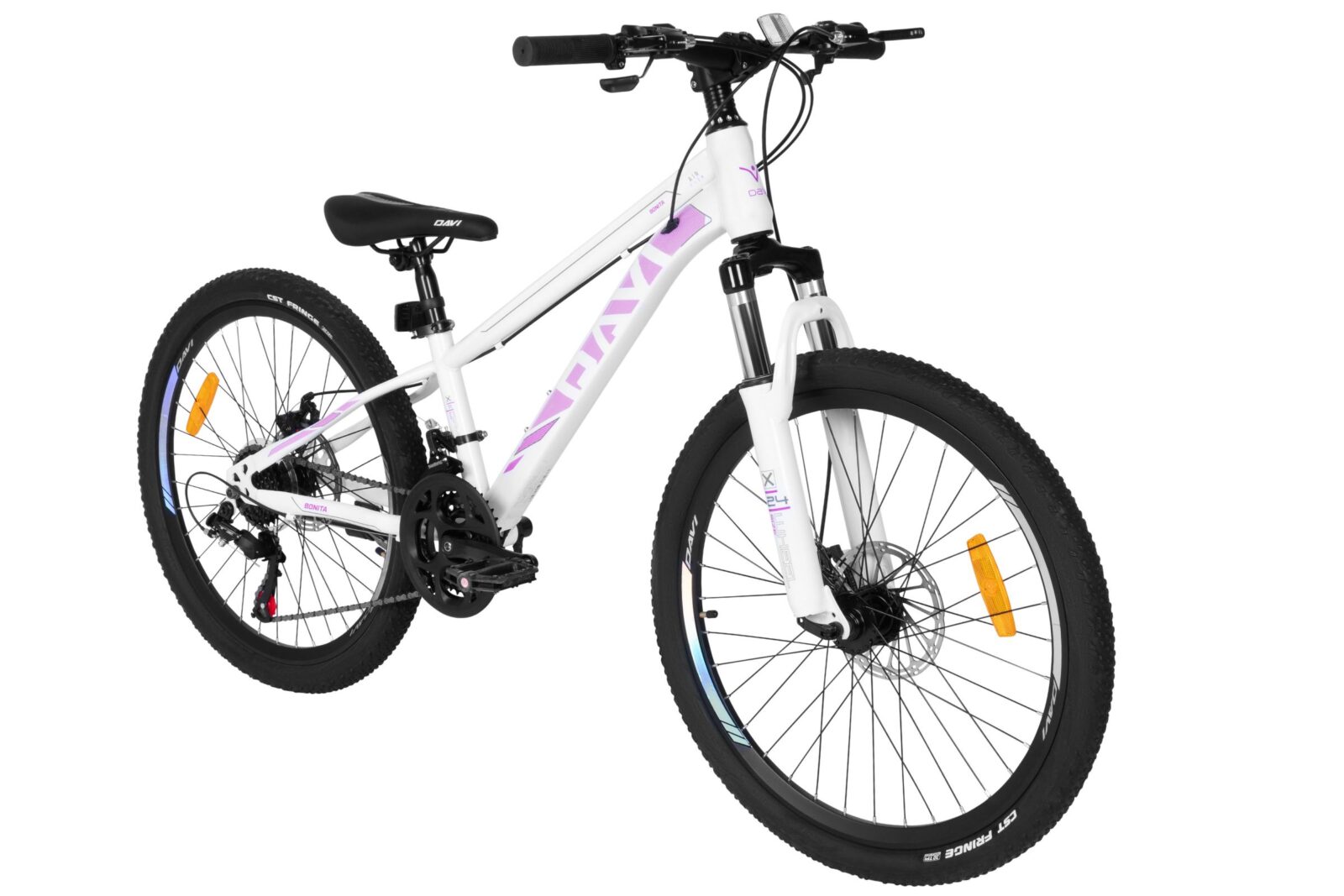 detský bicykel davi terrano 24", 130–160 cm, 21 prevodov, Čierny/Červený (copy)