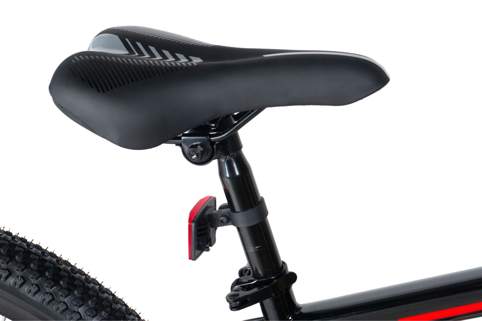 bicicleta mtb davi terrano 26", 145 170 cm, 21 viteze, negru/rosu (copy)