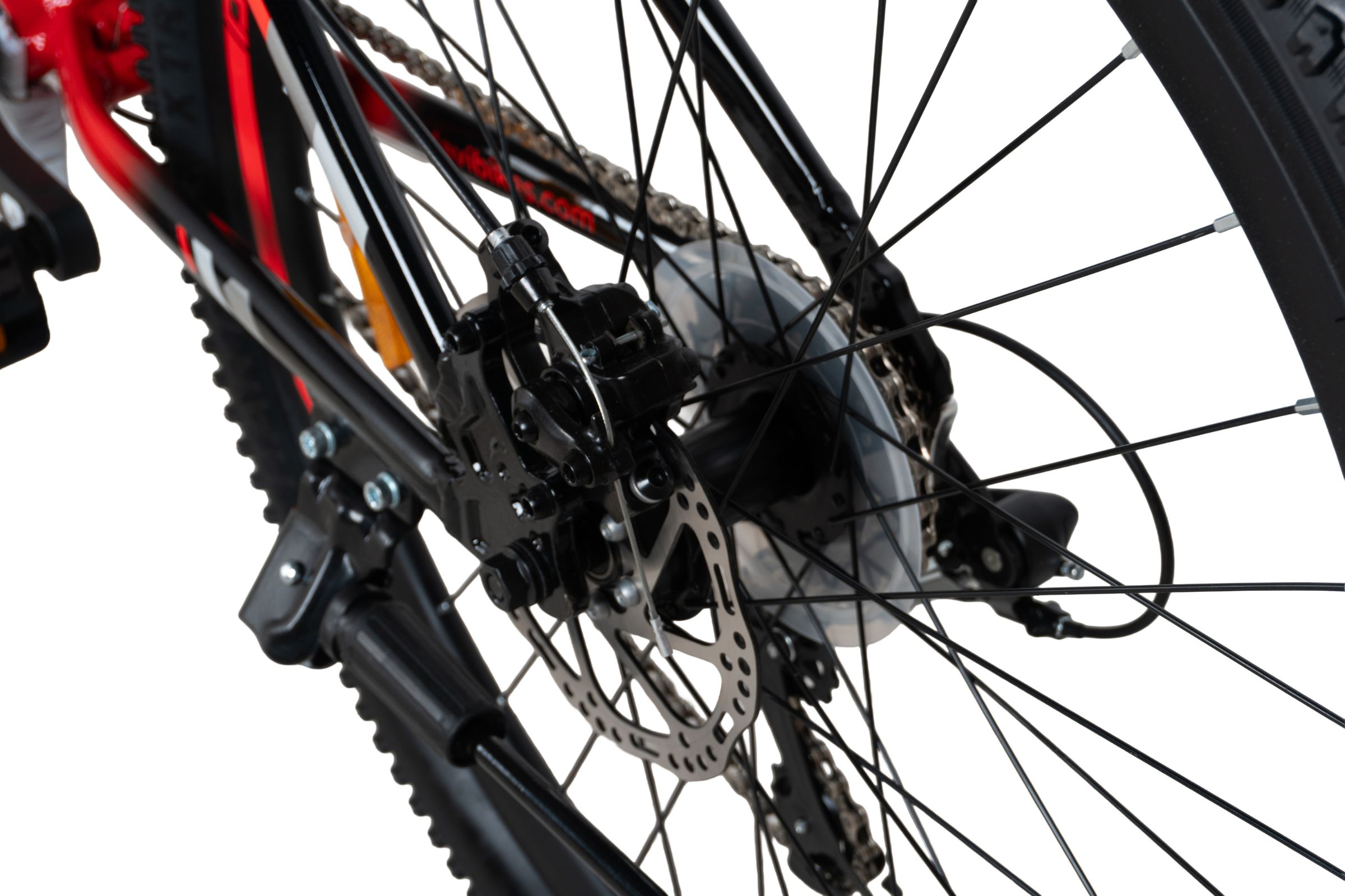 horský bicykel davi montaro hliník 26", 145 170 cm, 21 prevodov, Čierna/Červená farba