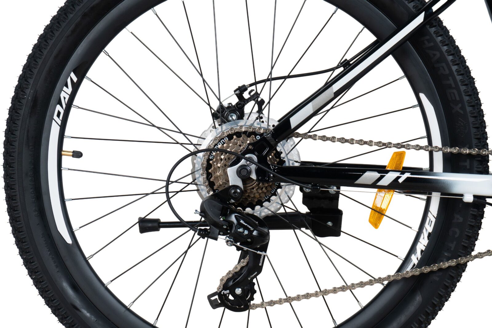 horský bicykel davi montaro hliník 26", 145 170 cm, 21 prevodov, Čierna/Červená farba (copy)