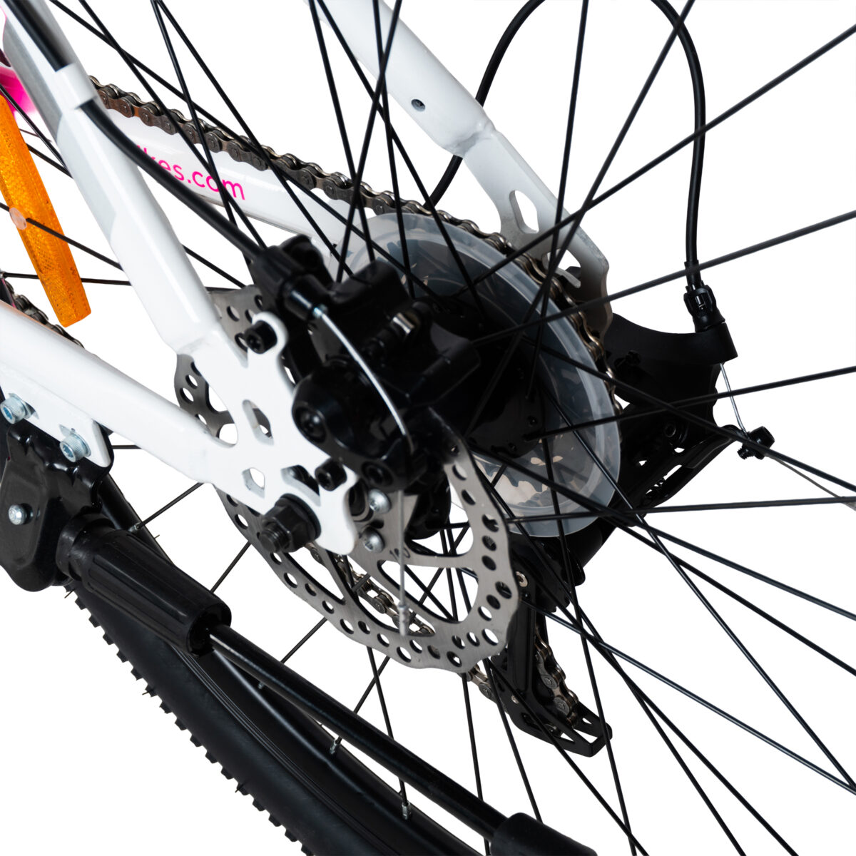 horský bicykel davi bella hliník 27,5", 160–185 cm, 21 prevodov, biela/ružová farba