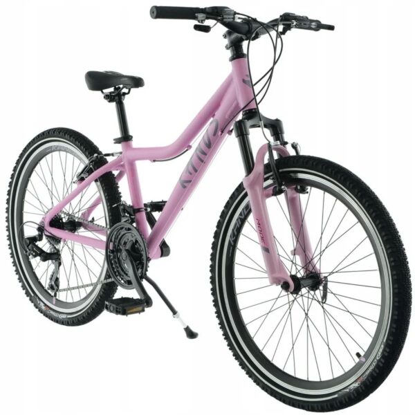 kands dragon 24" bicykel, 130–165 cm, ružová farba