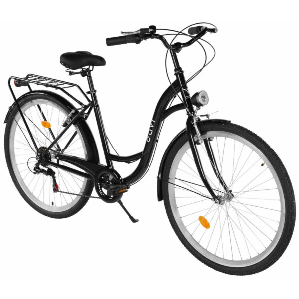 pánsky bicykel dallas men 28", 165–190 cm, 7 prevodov, Čierna farba