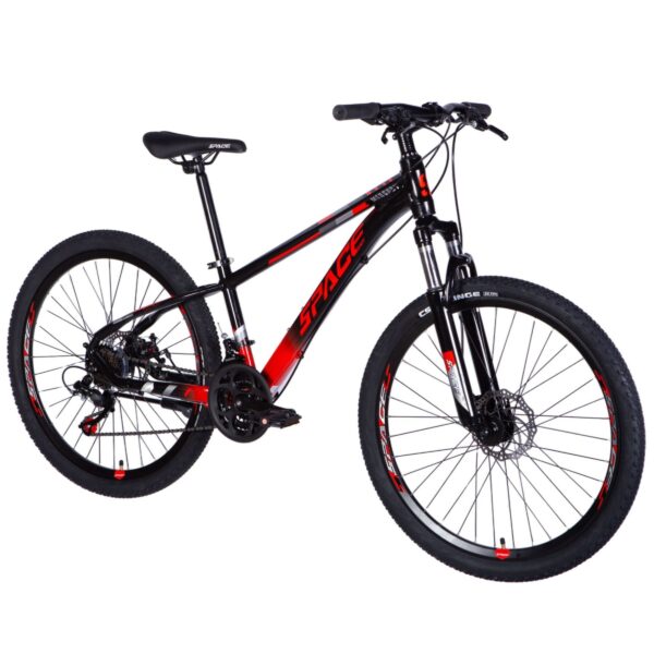 horský bicykel mercury hliník 26", 145–170 cm, 21 prevodov, Čierna/Červená farba