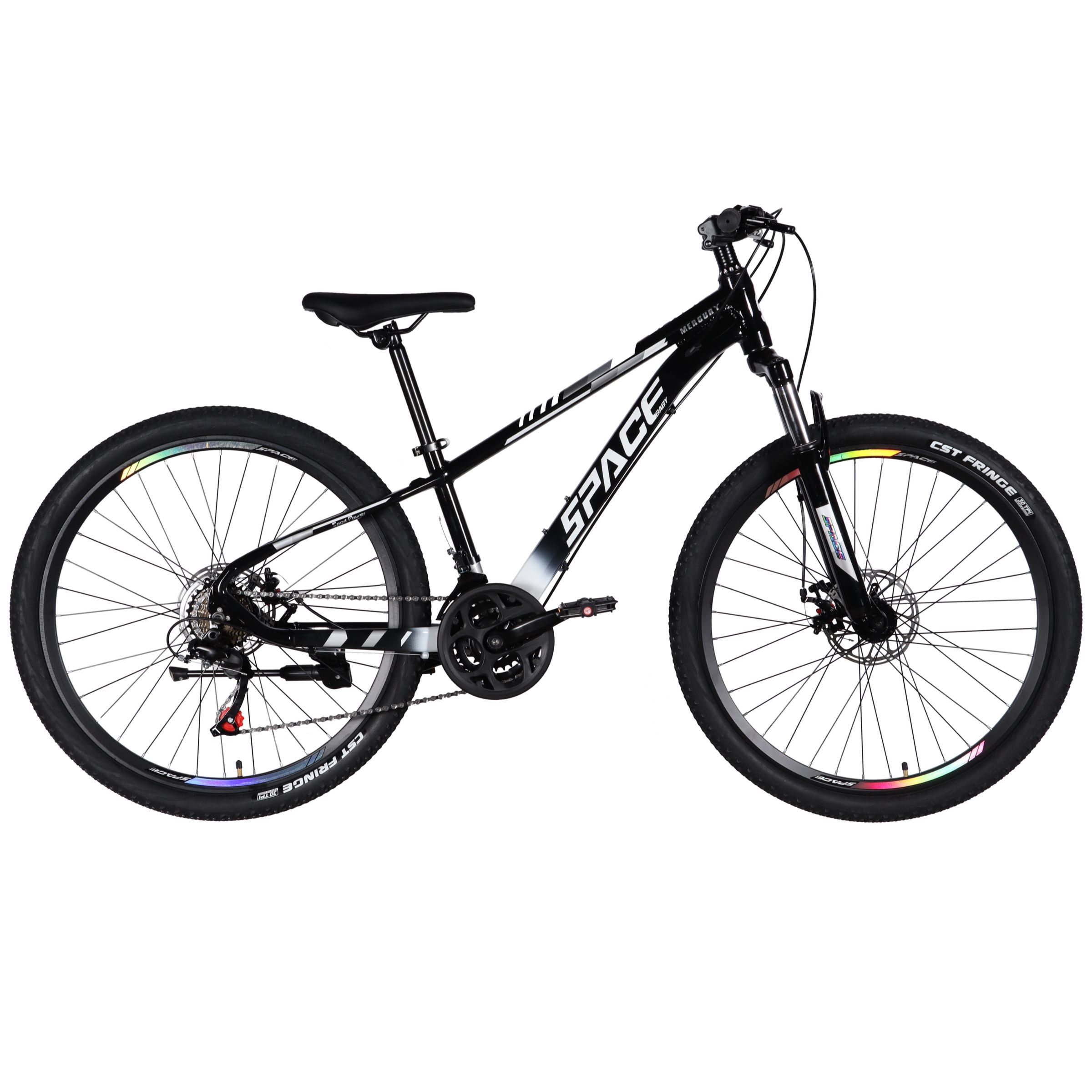 Horský bicykel Mercury Hliník 26", 145–170 cm, 21 prevodov, Čierna farba