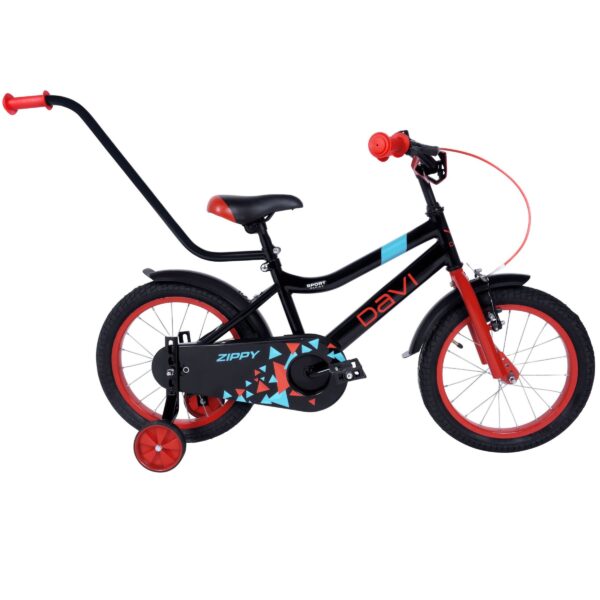 detský bicykel davi zippy 20", 110 130 cm, 1 prevod, Čierna farba