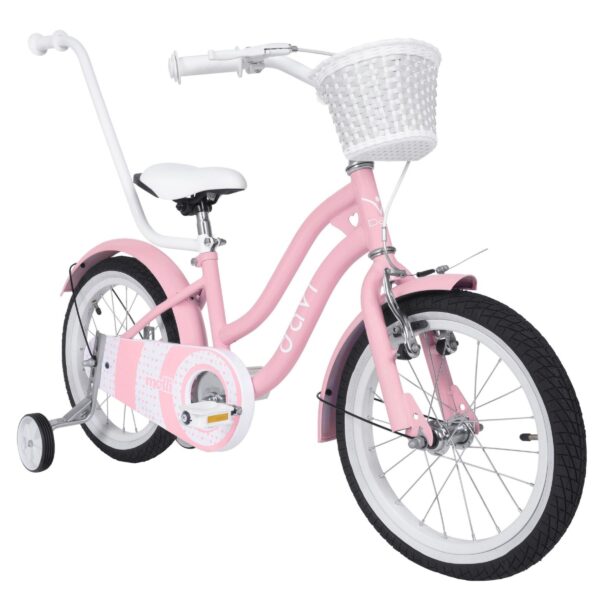 detský bicykel davi molli 16", 95 110 cm, 1 prevod, ružová farba