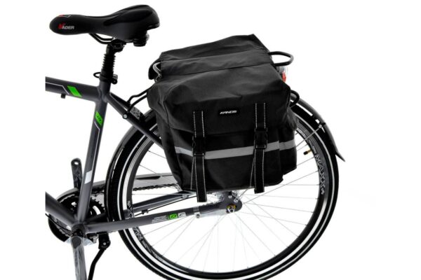 cyklistická taška davi, dvojkomorová, na nosič